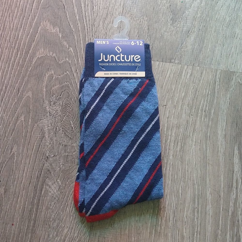 Men's Novelty Socks Diagonal Stripes